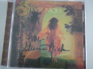 Stevie Nicks Autographed Cd " Trouble In Shangri - La "