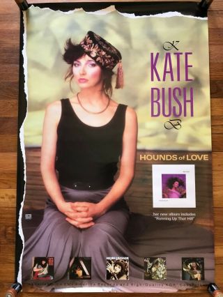 Kate Bush Hounds Of Love Rare Promo Poster 1985