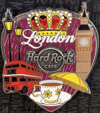 Hard Rock Cafe London Piccadilly 2020 Core City 3 - D Collage Guitar Pick Pin