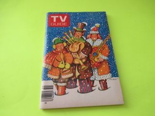 Vintage December 1980 Tv Guide Christmas Holiday Edition