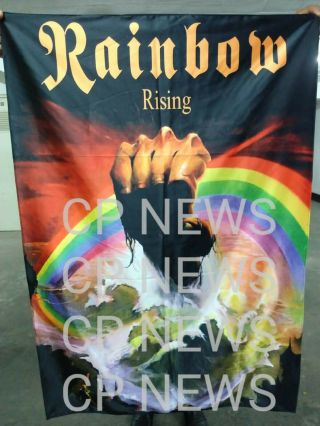 Raimbow Rising Deep Purple Poster Wall Flag Tapestry Cd Banner Dvd Poster Dio