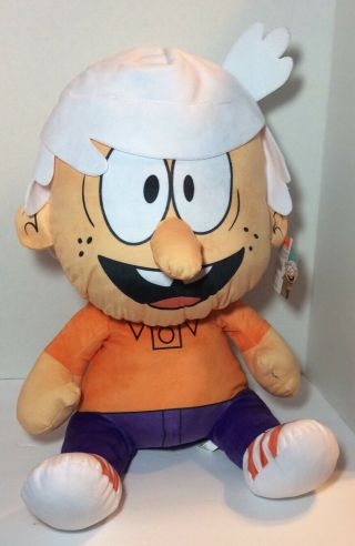 Nickelodeon The Loud House Lincoln Plush Toy Doll Tv 21 " With Tag Rare Euc