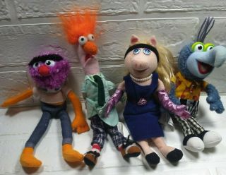 2004 Jim Henson The Muppets Sababa Toys 8” Gonzo,  Miss Piggy,  Beeker,  &animal B5