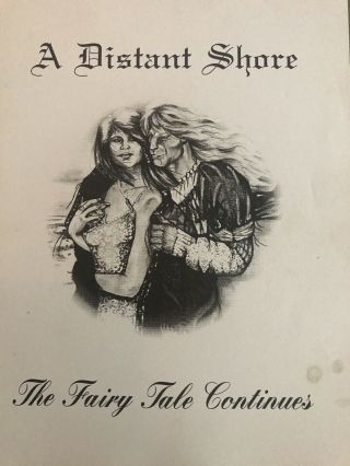 Beauty And The Beast Tv Fanzine A Distant Shore The Fairy Tale Continues 1995