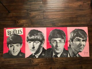 Vintage The Beatles Dell 2 Wall Poster 1960 