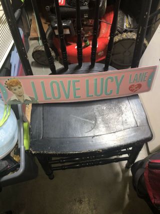 I Love Lucy Lane Metal/Tin Sign. 2