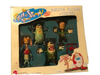 Ren And Stimpy Figures And Poster