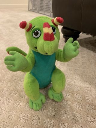 10” Tall Liz Dragon Plush Toy From The Magic School Bus By Dakin 1997