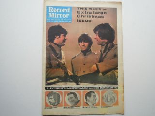 The Beatles Record Mirror Dec 1965 Christmas Issue Ex Con