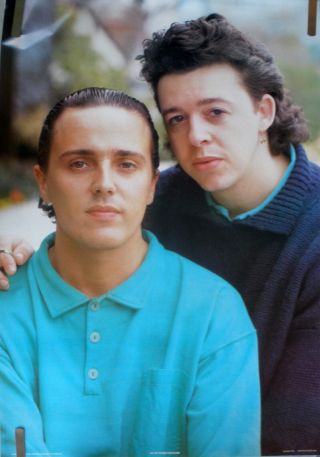 Rare Tears For Fears 1985 Vintage Music Poster