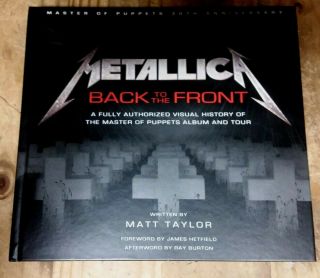 Metallica Back To The Front Book Master Of Puppets