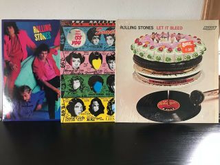 3 Rolling Stones Dirty Work/some Girls/let It Bleed Lp Records Item 2410 - 20