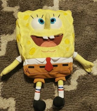 Spongebob Squarepants 2000 Mattel Nickelodeon Babbling Talking Stuffed Plush