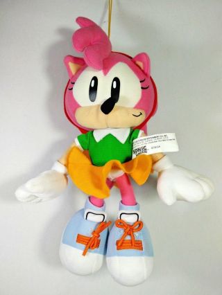 Amy Rose Great Eastern Sonic The Hedgehog Plush Doll Toy 10.  5 "