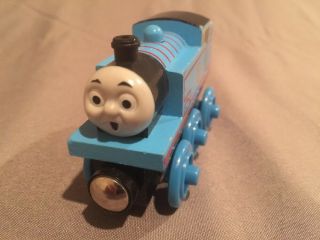 Thomas & Friends Wooden Train Railway Rare " Surprised Face " Thomas