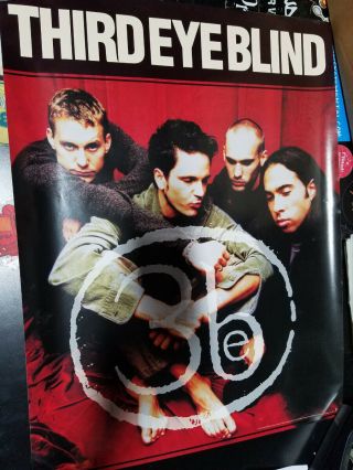 Third Eye Blind 3eb Promo Poster 1997 Debut Self - Titled Album Band Rare