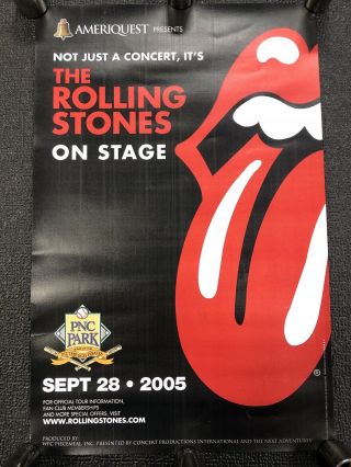 The Rolling Stones Pnc Park 2005 Concert Poster 11x17