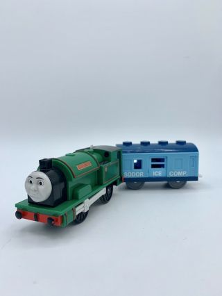 Motorized Peter Sam W/ Sodor Ice Car For Thomas And Friends Trackmaster