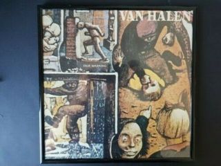 Van Halen Fair Warning Album Cover Promo Flat/poster Vintage Framed