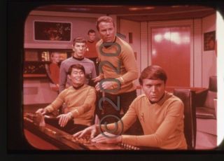 Leonard Nimoy,  Cast Star Trek Vintage 35mm Slide Transparency 175 Photo