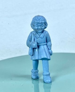 Vintage Marx Blue Little Orphan Annie Figure 1950s Plastic 012 Rare