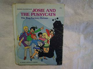 1976 Josie And The Pussycats Tv Cartoon Show Book,  Melody,  Alexandra,  Valerie,  Alan