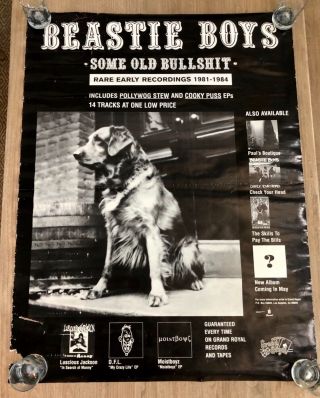 Beastie Boys 1994 Vintage Promotional Poster 36 X 48 Rare