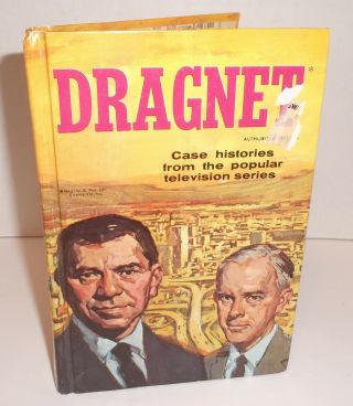 Dragnet Based On Tv Series 1970 Hardcover Whitman Jack Webb Harry Morgan