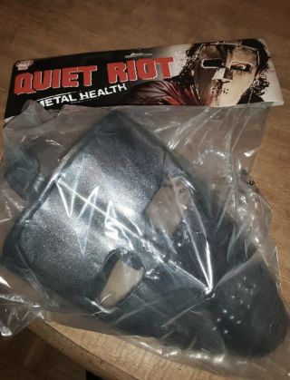 Quiet Riot “metal Health” Mask.  In Package.  Trick - Or - Treat Studios.