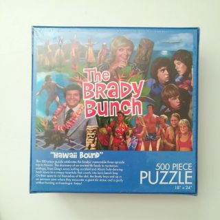 The Brady Bunch 500 Piece Jigsaw Puzzle Classic TV Show “HAWAII BOUND” 18 