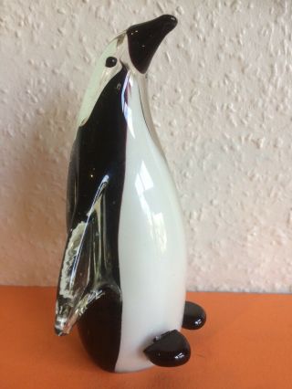 Vintage Murano Glass Penguin 6 "