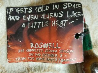 Roswell Promotional Tabasco Sauce,  Button / From Season 2 (2000) / Rare Item