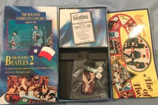The Playing Beatles 2 Houston Concert Live Shows 2 Cd Box Board Game Dice G Dane
