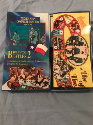 THE Playing BEATLES 2 Houston Concert Live SHOWS 2 CD BOX Board Game Dice G Dane 2