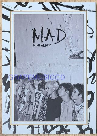 Got7 Mad 4th Mini Album Vertical Ver.  K - Pop Cd,  Photo Card