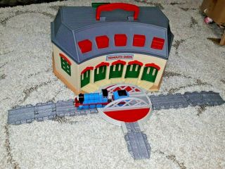 Thomas Take Along Deluxe Tidmouth Sheds Plays W Sounds Gordon Learning Curve Guc