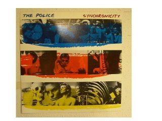 The Police Poster Synchronicity Flat