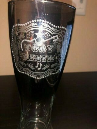 Toby Keith Las Vegas Concert Beer Glass Bar Ware Autographed Country Music
