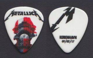 Metallica James Hetfield Copenhagen 2/9/17 Guitar Pick - 2017 Worldwired Tour