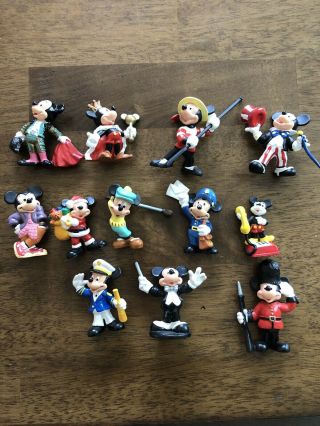Disney Vintage Mickey Mouse Figures Bullyland Germany Golf Matador