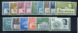 British Antarctic Territory 1963 Set To £1 Map Mnh