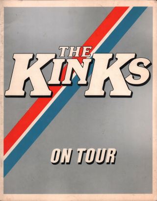 The Kinks 1981 Give The People What They Want Concert Tour Program Book Vg 2 Nmt