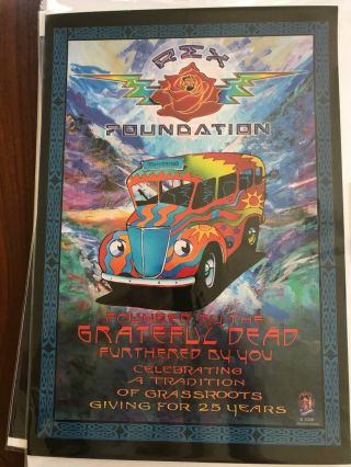 Grateful Dead 2008 Stanley Mouse Poster Furthered By You