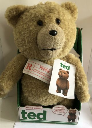 Talking Ted 16 - Inch Plush Teddy Bear Explicit Language Mouth Doesn’t Move