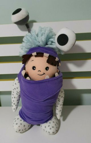 Monsters Inc Boo Plush Toy Costume Purple Doll 30cm Disney Store