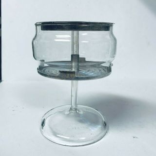 Pyrex Flameware Glass Stem And Basket For Coffee Pot - -