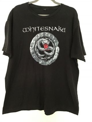 2013 Whitesnake " Year Of The Snake " Concert Tour (xxl) T - Shirt David Coverdale