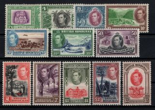 P131512/ British Honduras Stamps / Sg 150 / 161 Mh Complete - Cv 272 $