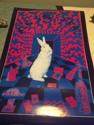 Keep Your Head Psychedelic White Rabbit 60s Poster Woodstock Cream The Doors