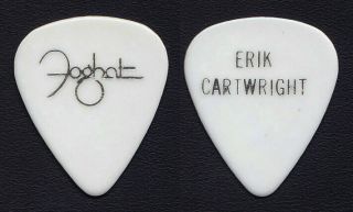Vintage Foghat Erik Cartwright Signature White Guitar Pick - 1981 Tour